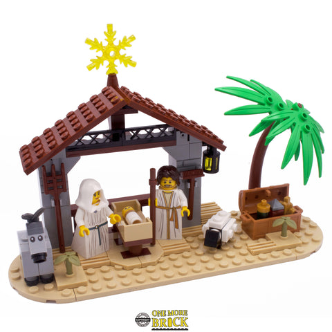 Nativity Kit - Incl Mary and Joseph minifigures, with baby Jesus