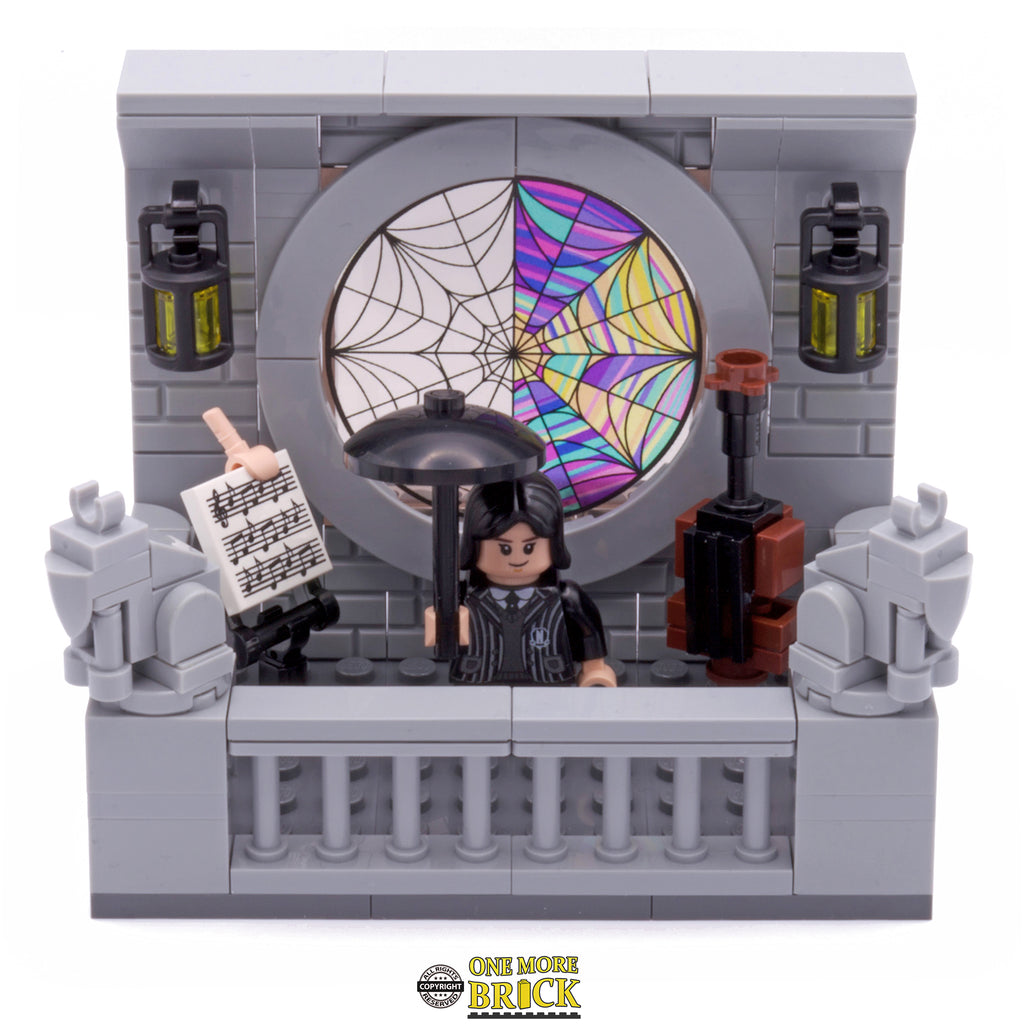 Wednesday Addams - The Addams family | Balcony Scene
