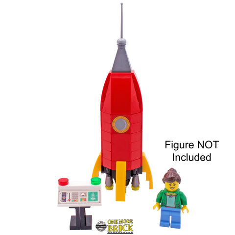 Retro Futuristic Rocket-Ship