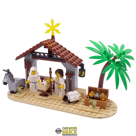 Nativity Kit - Incl Mary and Joseph minifigures, with baby Jesus