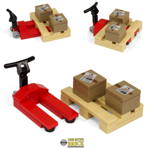 Pallet Truck with 2 Parcels & Pallet