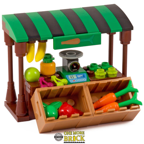 Market Stalls 3-pack: Bakery, Greengrocer & Fishmonger