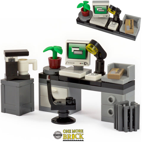 Office Desk + Coffee Machine