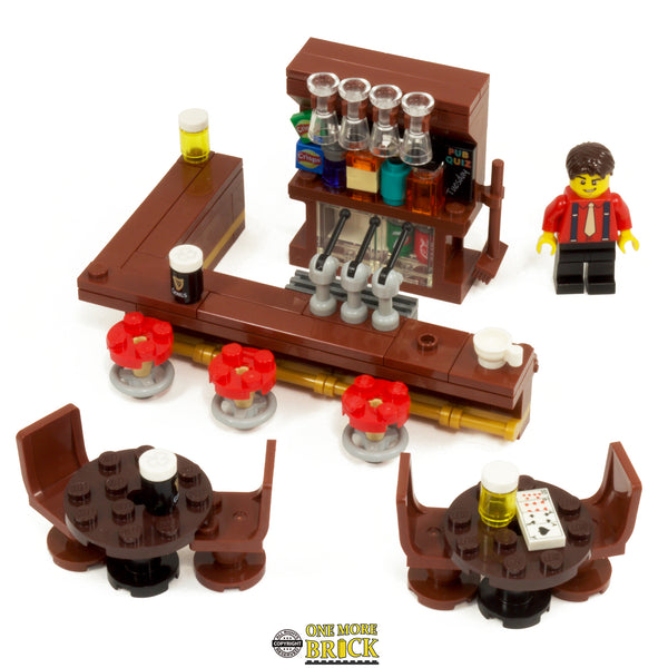 Pub Bar with Barman – One More Brick LTD1