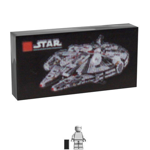 <small><sup>AA-004</small></sup><br>LEGO Box - Millennium Falcon<br>1x2 Tile
