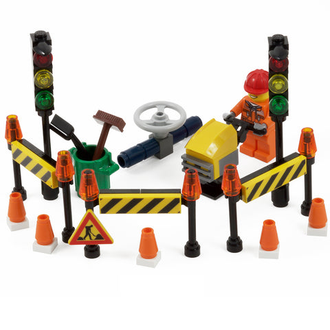 Roadworks Kit + Construction Figure