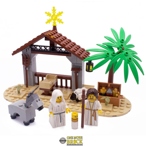 Nativity Kit - Incl Mary and Joseph minifigures, with baby Jesus