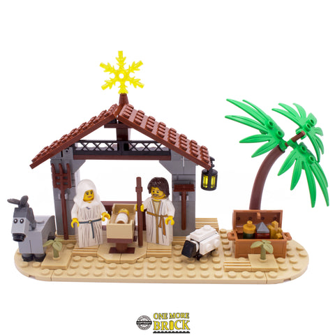 Nativity Kit - Incl Mary and Joseph minifigures, with baby Jesus