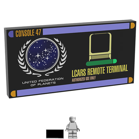 <small><sup>MH-168</small></sup><br>LCARS Remote Terminal<br>2x4 Tile