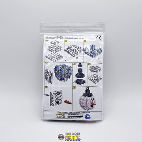 Lego Snowman Bauble
