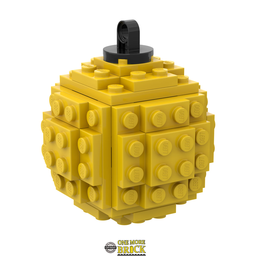 Lego Bauble - Yellow