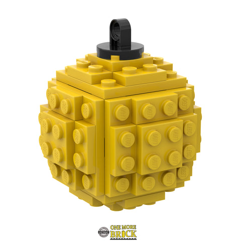 Lego Bauble - Yellow