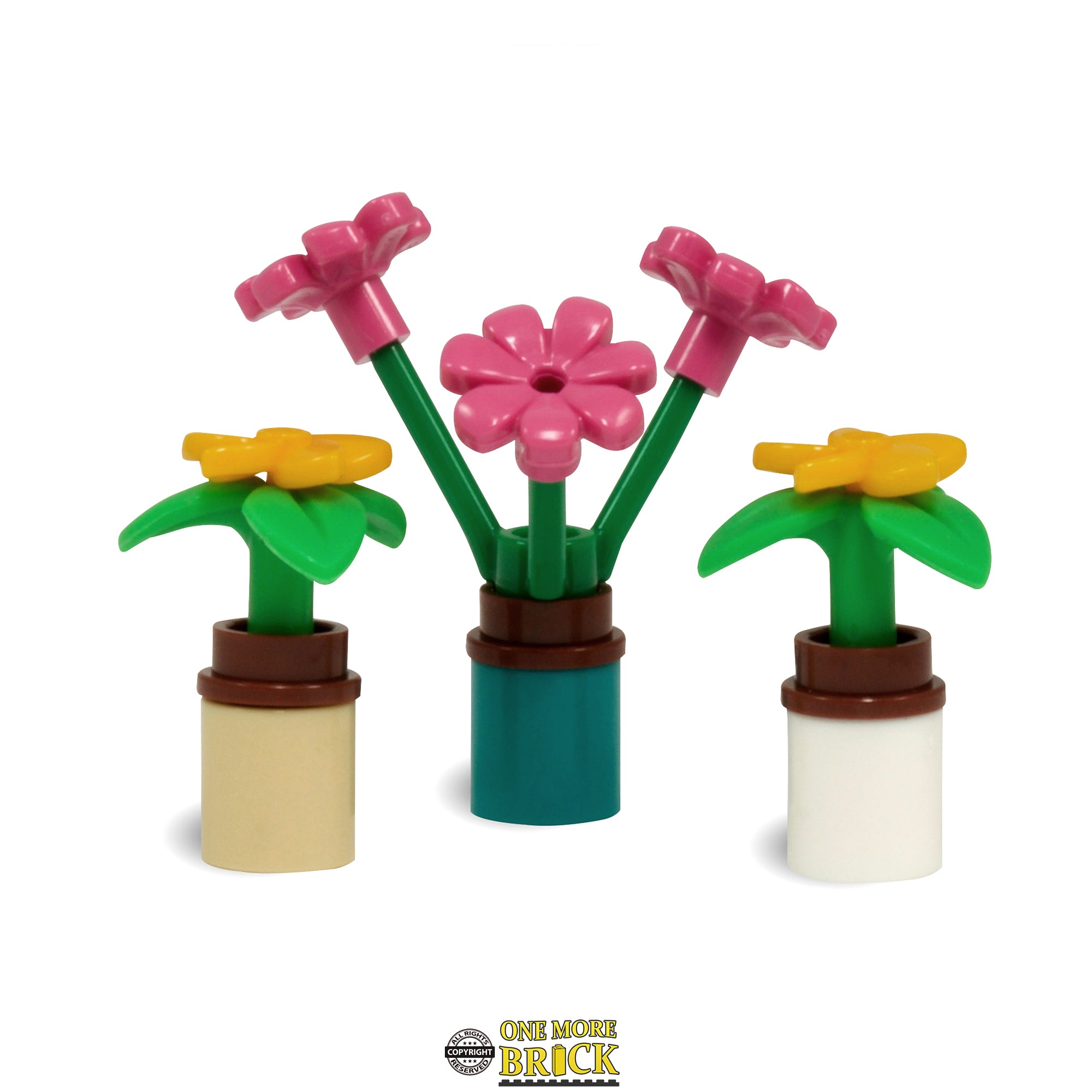 LEGO Pot Plants – One More Brick LTD