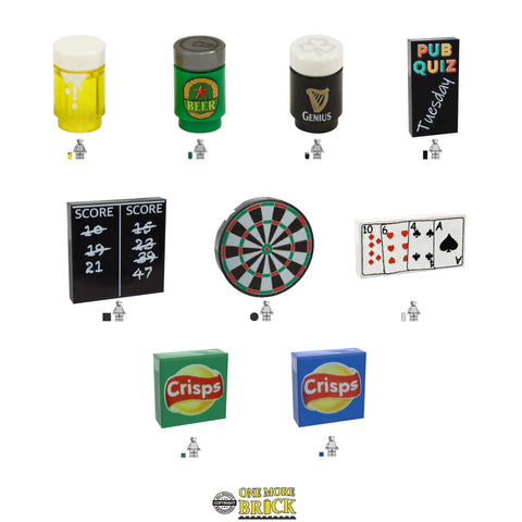 Pub / Bar Accessories - Custom Prints pack