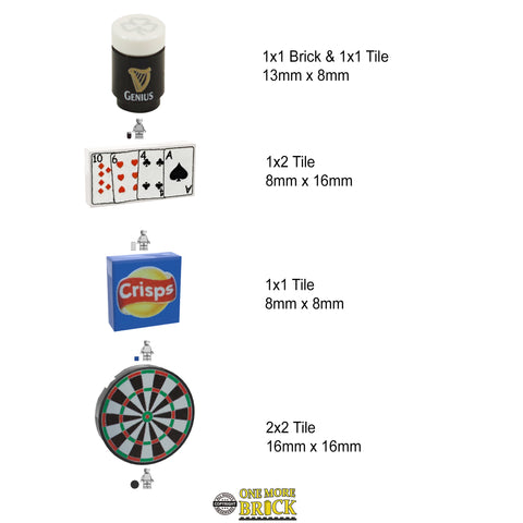 Pub / Bar Accessories - Custom Prints pack
