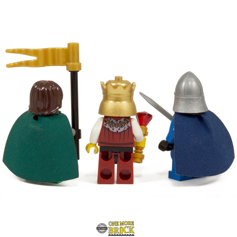 3x Lego King Minifigures