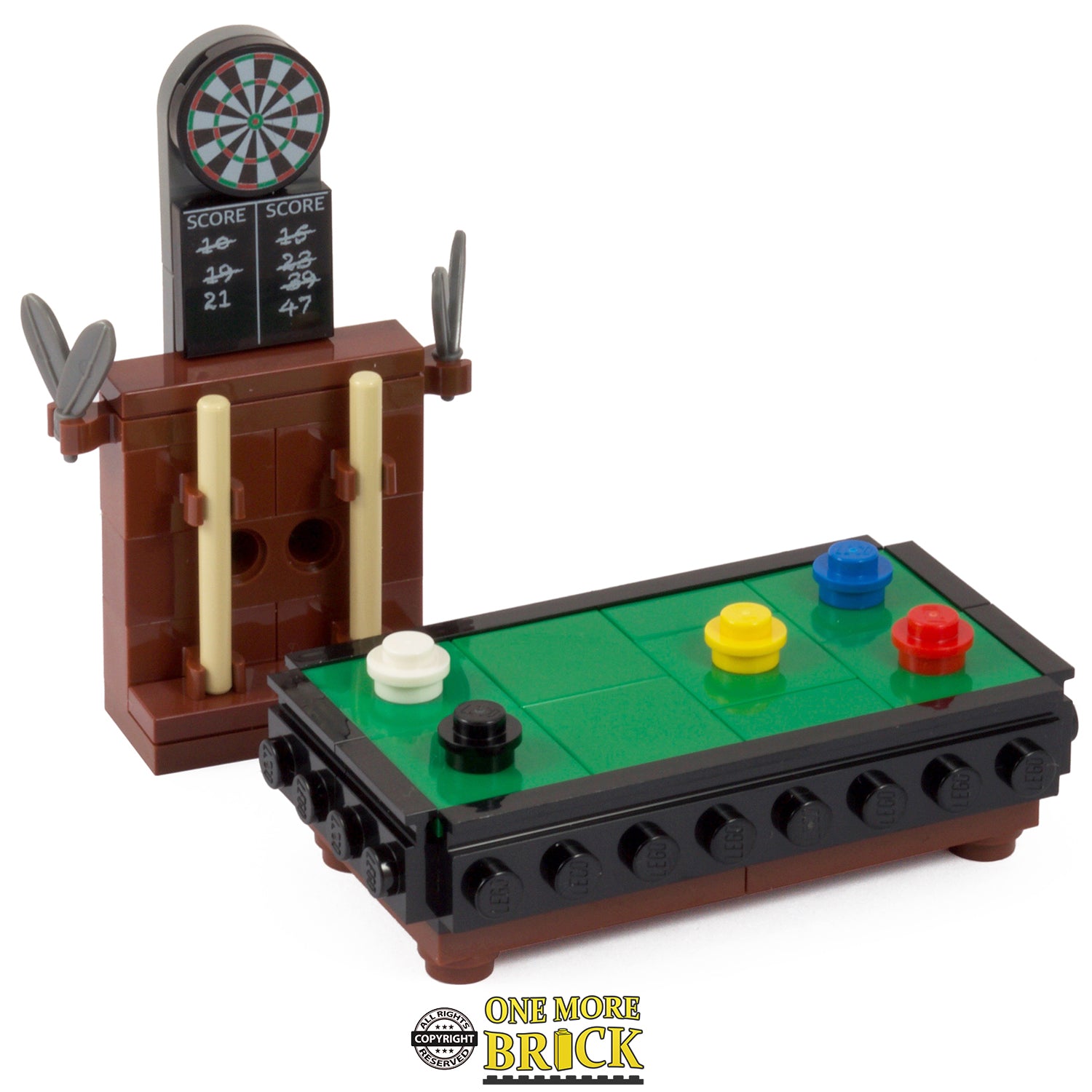 Lgo Pool Table Pool Table & Darts Board – One More Brick LTD