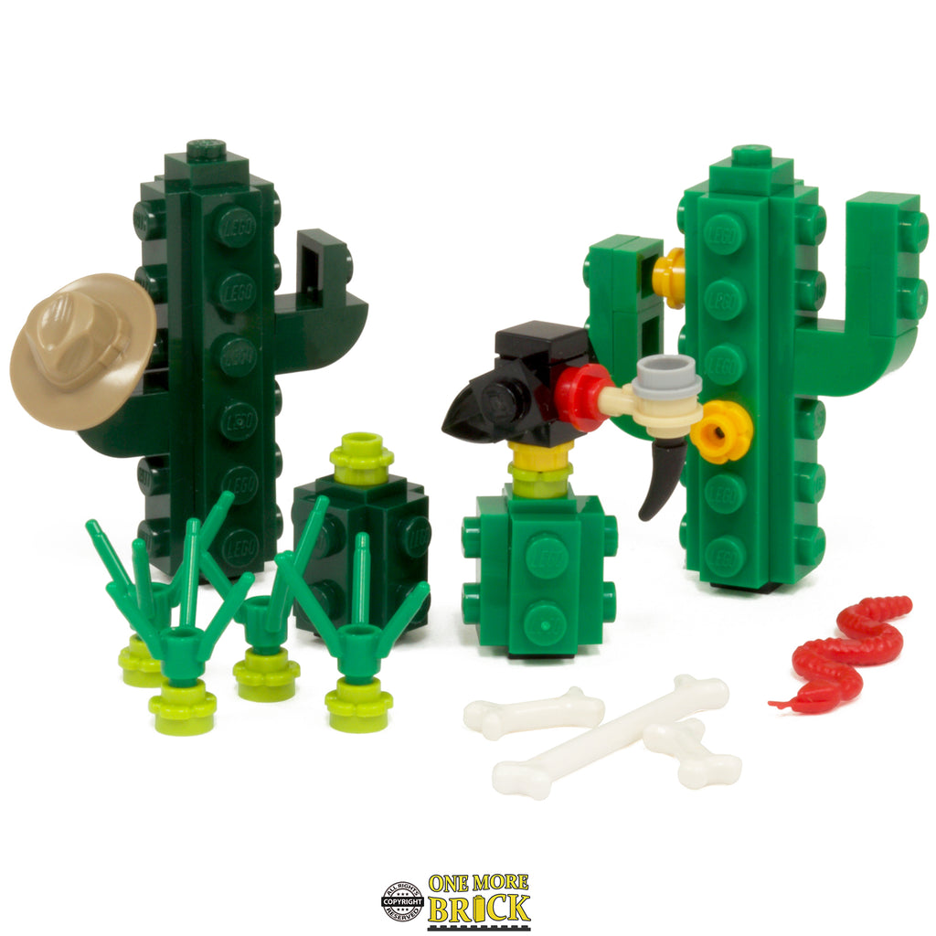 Cactus Desert Plants Inc Vulture, Bones, Snake & Cowboy Hat – One