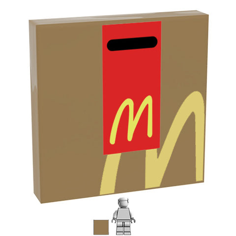 <small><sup>FQ-088</small></sup><br>McFood - Takeaway Bag<br>2x2 Tile