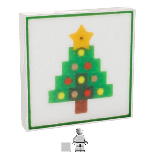 <small><sup>IH-096</small></sup><br>Xmas Card - Tree<br>2x2 Tile