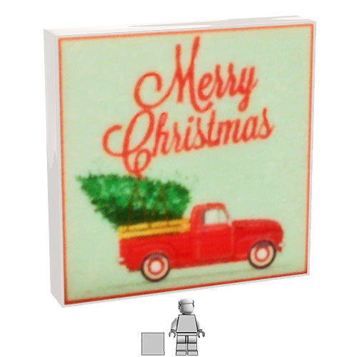 <small><sup>IH-098</small></sup><br>Xmas Card - Truck<br>2x2 Tile
