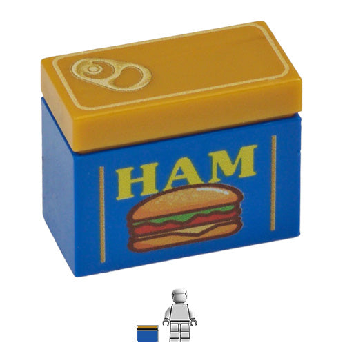 <small><sup>FJ-104</small></sup><br>Spam / Ham Tin<br>1x2 Brick & Tile