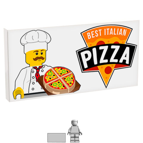 <small><sup>GE-110</small></sup><br>Pizza Shop Sign<br>2x4 Tile