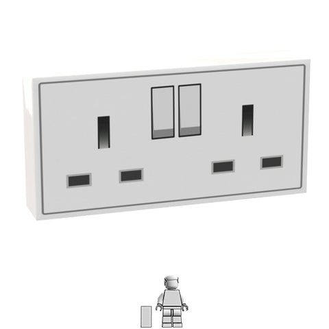<small><sup>DG-150</small></sup><br>Plug Sockets<br>1x2 Tile