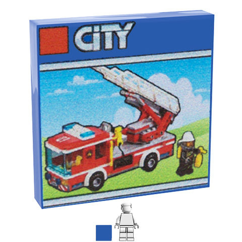 <small><sup>AA-002</small></sup><br>LEGO Box - Fire Truck<br>2x2 Tile