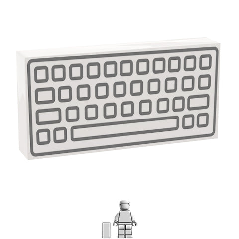 <small><sup>DC-021</small></sup><br>Computer Keyboard<br>1x2 Tile