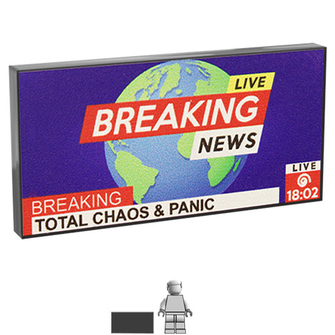 <small><sup>DA-025</small></sup><br>Breaking News TV<br>2x4 Tile