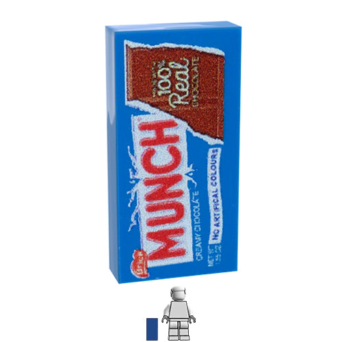 <small><sup>FD-036</small></sup><br>Munch Chocolate Bar<br>1x2 Tile
