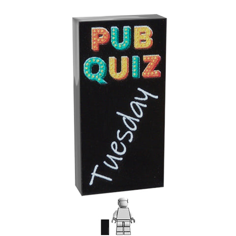 <small><sup>BA-040</small></sup><br>Pub Quiz Sign<br>1x2 Tile