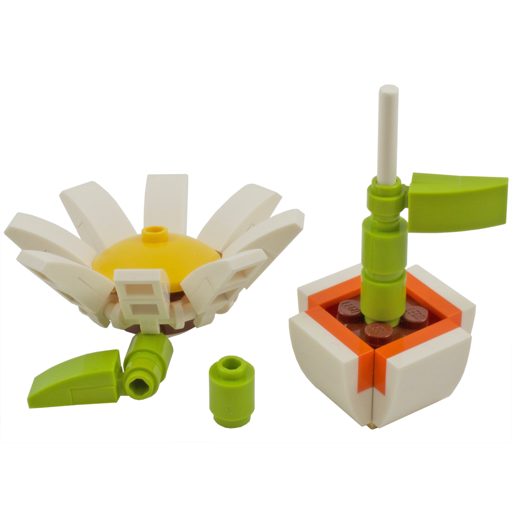 Lego daisy on sale flower